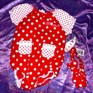 Disney Baby Vintage Minnie Mouse Outfit